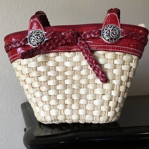 Brighton Woven Straw Handbag